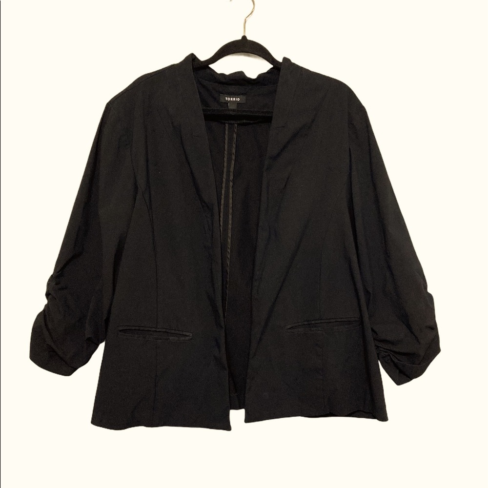 Torrid open front blazer